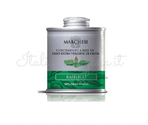 Mini Basil Olive Oil 100 ml - Marchesi